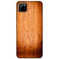 Lopard Oppo Realme C11 Uyumlu Kılıf Wood'X (8) Baskılı Kılıf Desenli