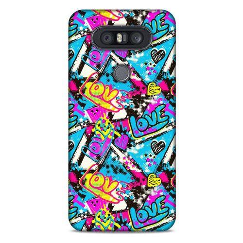 Graffitix (23) Desenli Silikon Kapak LG K41S - K51S Kılıf