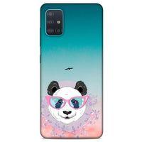 Animax Gözlüklü Panda Samsung Galaxy A51 Kılıf Desenli Silikon