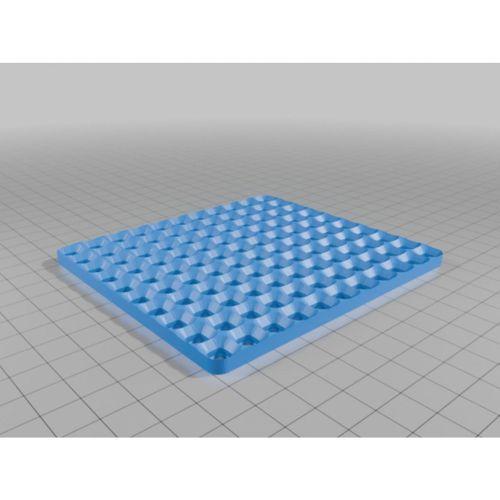 DecFinity 110mm x 100mm Taban Plakası 3D Baskı (Bu ürün Sadece Plastik parçadır - Almadan Önce Soru Sorabilirsiniz)