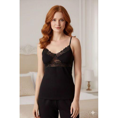 Şahinler İp Askılı Dantel Atlet B209