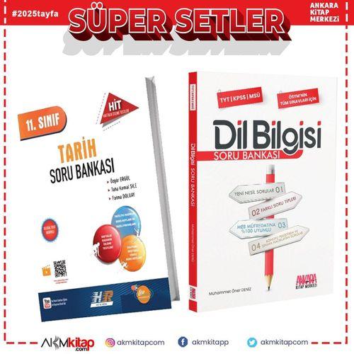 Hız ve Renk 11.Sınıf Tarih ve AKM Dil Bilgisi Soru Bankası Seti 2 Kitap
