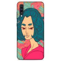 Lopard Samsung Galaxy A70 Uyumlu Kılıf Sürreal Yüzler ♀ (44) Tough Armor Kılıf Desenli