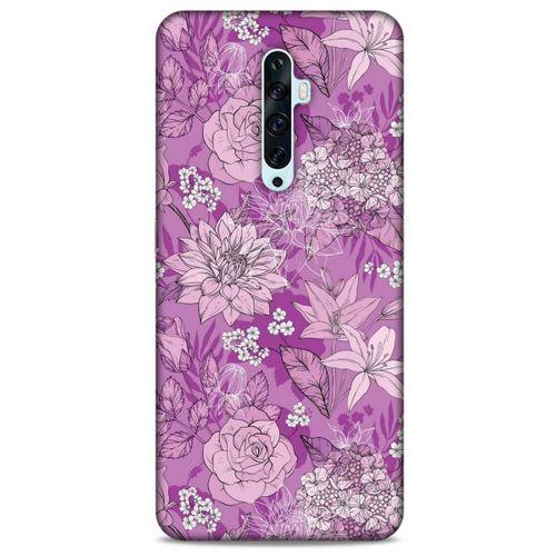 Oppo Reno 2z Uyumlu Kılıf Pembe Delisi (8) Baskılı Kılıf Çiçek