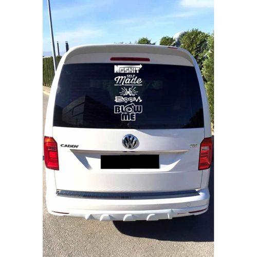Oto Arka Cam Sticker Model 15 Beyaz 40*20 Cm