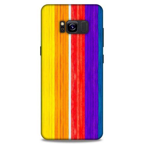 Lopard Samsung Galaxy S8 Uyumlu Kılıf Wood'X (29) Arka Koruma Kılıfı Baskılı