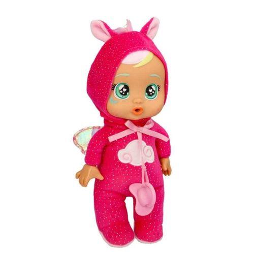 Cry Babies Ağlayan Yumuş Bebek CYB76000 - Koyu Pembe Tulumlu Hannah