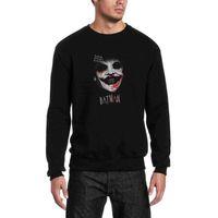 Joker Baskılı Siyah Erkek Sweatshirt