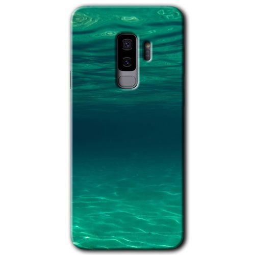 Potkal Hediye Fabrikası Samsung Galaxy S9 Plus HD Baskılı Kılıf + 9D Tam Ekran Koruyucu - Derin Deniz