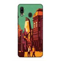 Samsung Galaxy A20 Uyumlu Kılıf Azarbaijan (44) Tough Armor Kılıf Bakü Çizim