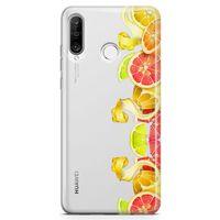 Huawei P30 Lite 2020 Kılıf Turunçgiller Arka Kapak Koruma Desenli Full Koruyucu