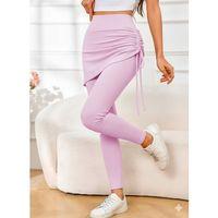 Kadın Yüksek Bel Yandan Büzgülü Alttan Uzun Kaşkorse Tayt Etek