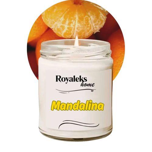 Doğal Özel Seri Kokulu Dekoratif Kavanoz Mum 210 cc - Mandalina Esansı - RYL