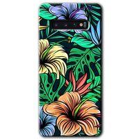 Galaxy S10 Kılıf HD Desen Baskılı Arka Kapak - Hibiscus Flowers