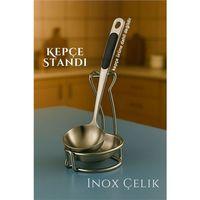 Zhltools Inox Kepçe Standı - Kaşık Kepçe Standı- Profesyonel Şef Tasarımı