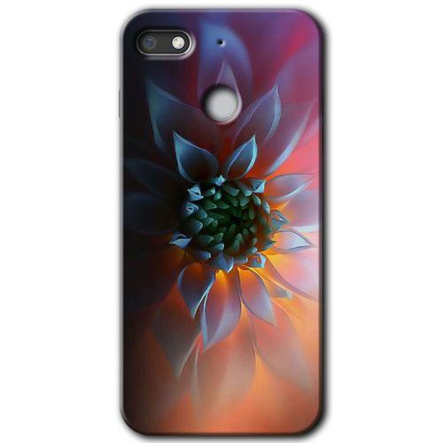 General Mobile GM 8 Go HD Baskılı Kılıf + 9D Tam Ekran Koruyucu - Çiçek Motif