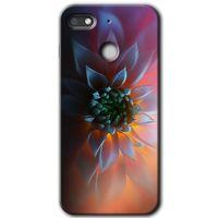 General Mobile GM 8 Go HD Baskılı Kılıf + 9D Tam Ekran Koruyucu - Çiçek Motif