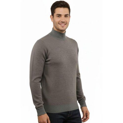 Erkek Yarım Balıkçı Kazak Çelik Örgü Regular Kalıp 5206B BGL-ST04853