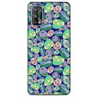 Oppo Realme 7 Pro Kılıf Baskılı Özel Seri Taşlı (15) Antişok Kılıf