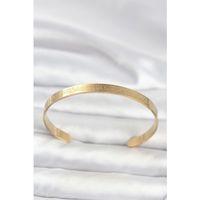 316L Çelik Gold Renk Ayetel Kürsi Yazılı Bileklik