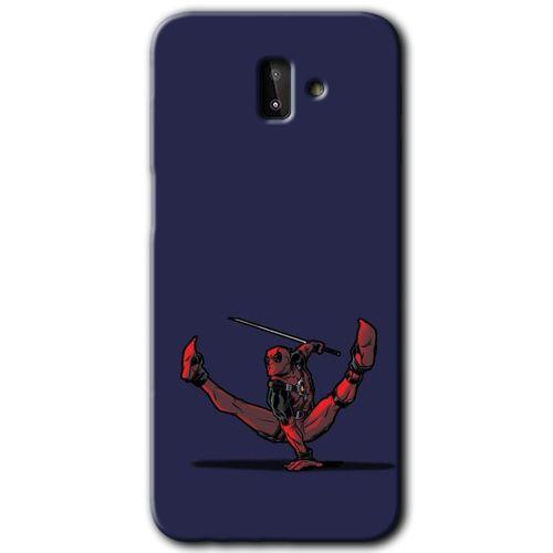 Potkal Hediye Fabrikası Samsung Galaxy J6 Plus Kılıf HD Desen Baskılı Arka Kapak - DeadPool 3