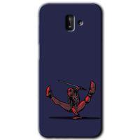 Potkal Hediye Fabrikası Samsung Galaxy J6 Plus Kılıf HD Desen Baskılı Arka Kapak - DeadPool 3