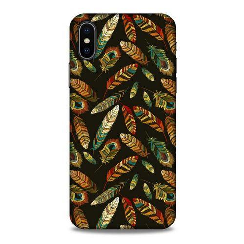 Apple iPhone XS Kılıf Desenli Özel Seri Tüyler (9) Kılıf
