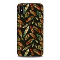 Apple iPhone XS Kılıf Desenli Özel Seri Tüyler (9) Kılıf