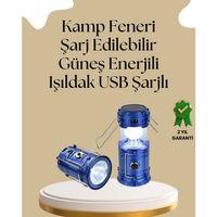 Güneş Enerjili Katlanabilir Kamp Feneri – Usb Şarjlı, Hafif Ve Çok Fonksiyonlu