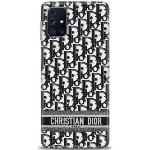 Samsung Galaxy M31S Kılıf HD Baskılı Kılıf - Dior + Tam Ekran Koruyucu