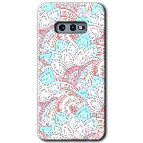 Potkal Hediye Fabrikası Samsung Galaxy S10e Kılıf HD Desen Baskılı Arka Kapak - Çin Mandala 1