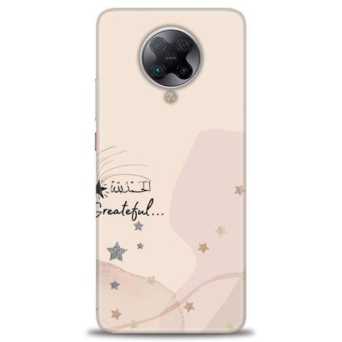 Xiaomi Redmi K30 Pro Kılıf HD Baskılı Kılıf - Greateful + Tam Ekran Koruyucu