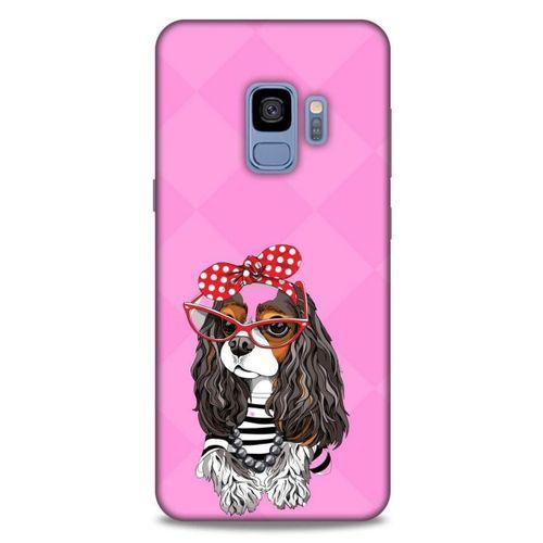 Animax Kurdelalı Spaniel Samsung Galaxy S9 Kılıf Desenli Silikon