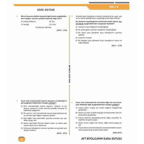 2026 YKS-AYT BİYOLOJİ’nin Kara Kutusu ÖSYM Çıkmış Soru Havuzu Bankası Konu Özetli Dijital Çözümlü