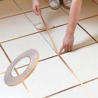 50 Metre Fayans Arası Şerit Dekoratif Yapışkan Renkli Dekor Su Geçirmez Sızdırmaz Altın Bant