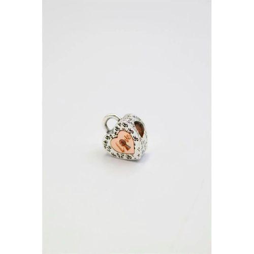 Pn Bileklik Kalp Charm - Gümüş