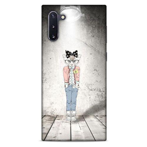 Samsung Galaxy Note 10 Kılıf FunnyMaX (39) Liquid Crystal Kılıf Açık Gri Kedl