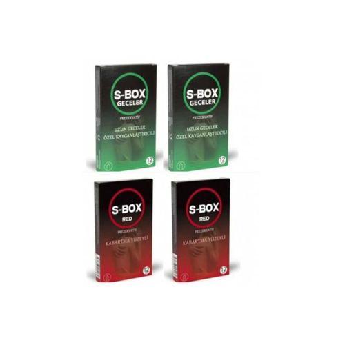 Prezervatif Seti Red Kabartmalı 24 Lü + Uzun Geceler 24 Lü