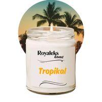 Doğal Özel Seri Kokulu Dekoratif Kavanoz Mum 210 cc - Tropikal Esans - RYL