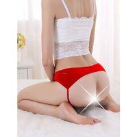 Özel Bölgesi Açık Fantezi Kırmızı Külot