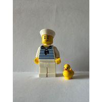 Orjinal Lego Minifigür Sailor with Chick