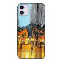 Apple Iphone 11 Kılıf Dünya Mimarisi (33) Hybrid Kılıf Krzywy Domek Polonya