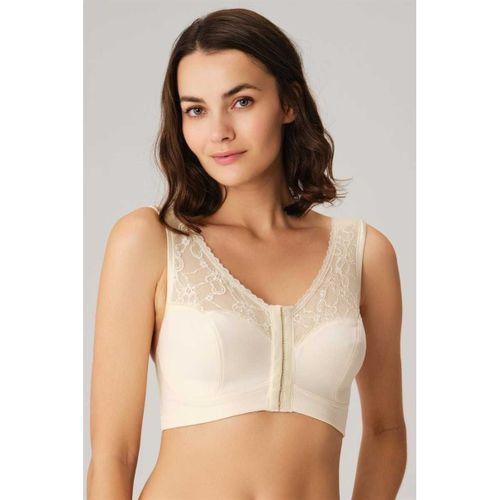 Kadın Balensiz Desteksiz Dolgusuz Geniş Askılı Toparlayıcı Önden Açılan Sırt Destekli Küçültücü Sütyen