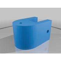 Dikdörtgen Boru Çerçeve için Monitör Montaj Aparatı 3D Baskı (Bu ürün Sadece Plastik parçadır - Almadan Önce Soru Sorabilirsiniz)