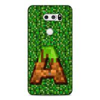 Lopard LG K40S Uyumlu Kılıf PiXel (44) Tough Armor Kılıf A Harfi