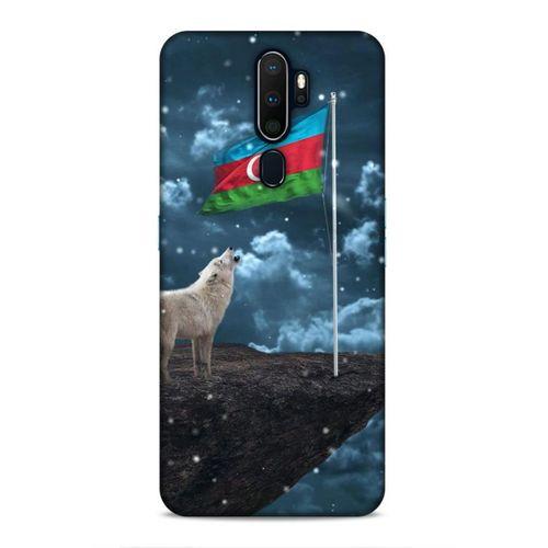 Oppo A9 2020 Uyumlu Kılıf Azarbaijan (25) Antişok Kapak Kurt Bayrak