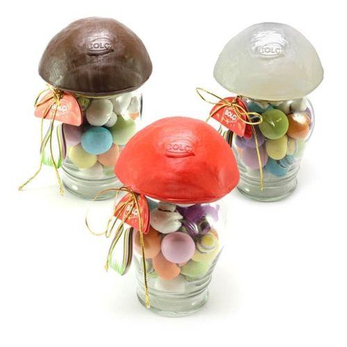 Bolçi Mini Renkli Mantar Çikolata Draje 220 Gram