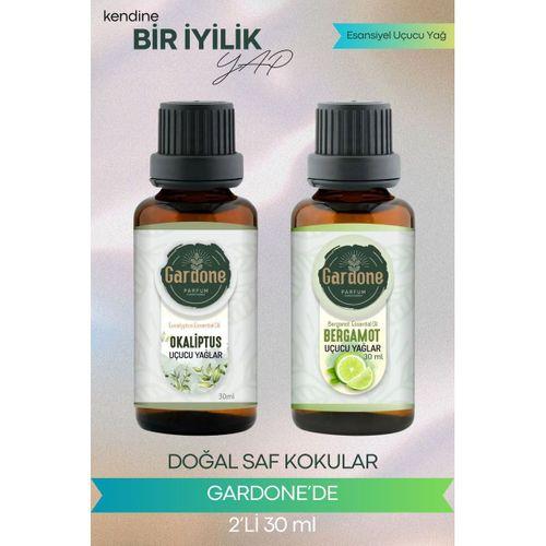 Okaliptus + Bergamot (Oda Kokusu Aroma Terapi Buhurdanlık/Difüzör Yağı) Set 2 Adet x 30 ml