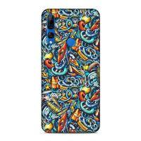 Huawei Y9 Prime 2019 Kılıf Deniz Sporlari Doodle Arka Kapak Silikon Koruma Full Koruyucu