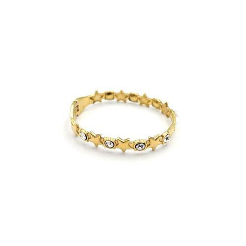 Taşlı Yıldız Bilezik - Altın